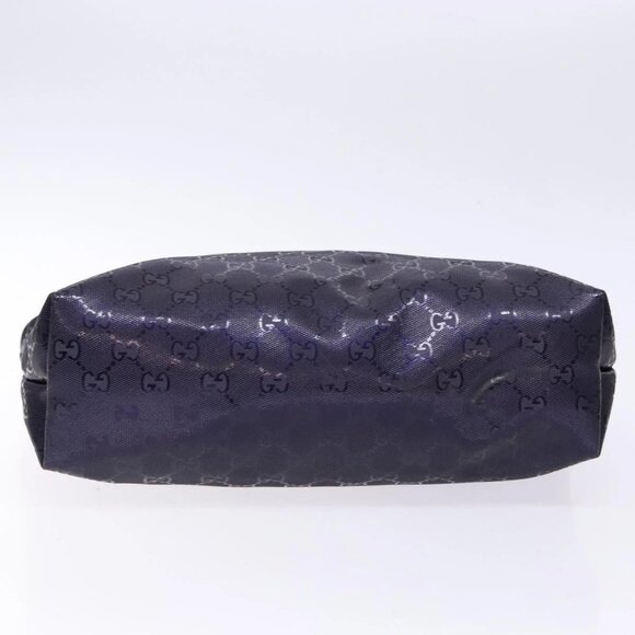 GUCCI GG implementation Tote Bag PVC Navy Silver 211133 Auth ki5982 - Picture 7 of 16